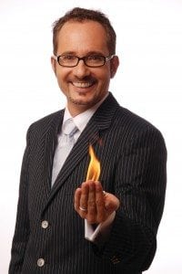 Flamme weiss