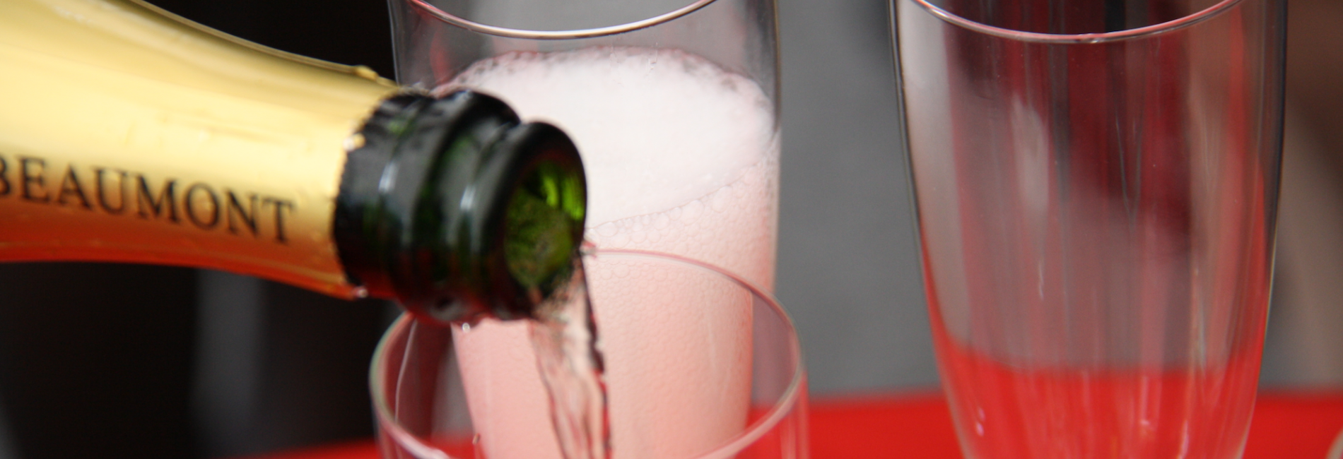 Champagner zum neuen Jahr